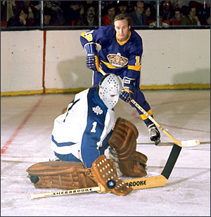 Parent shared duties with Jacques Plante, his childhood idol, during his short time in a Maple Leafs jersey.